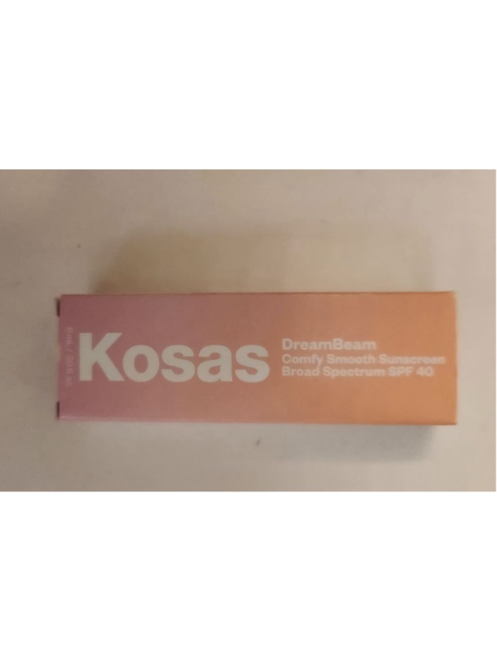 Kosas DreamBeam SPF 40 Broad Spectrum Sunscreen 3 oz New In Box